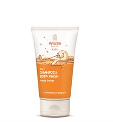 Weleda Kids 2in1 Shampoo and Body Wash Happy Orange 150ml