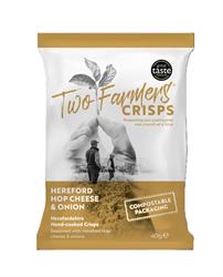 Two Farmers Crisps Two Farmers Gluten Free Hereford Hop Cheese & Onion 40g