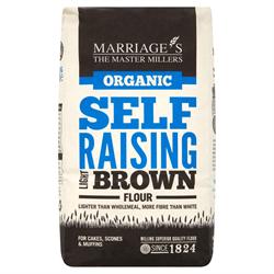 W H Marriage Org Light Brown Self Raising Flour 1000g