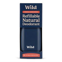 Wild Wild Men's Navy Case and Cedar & Sandalwood Deo 40g