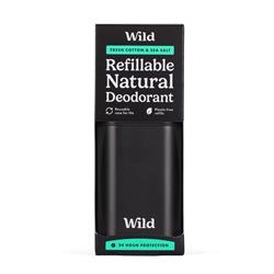 Wild Wild Men's Black Case and Fresh Cotton & Sea Salt Deo 40g