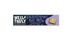 Well and Truly Oat M&lk Chocolate Salted Caramel Bar 30g