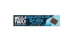 Well and Truly Oat M&lk Chocolate Cocoa Nibs 30g