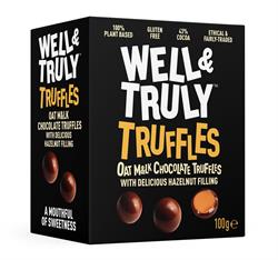 Well and Truly Oat M&lk Chocolate Truffles 100g