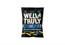 Well and Truly Sea Salt & Cider Vinegar Crunchies Snack 100g