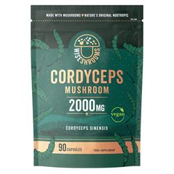 Wiseshrooms Wiseshrooms Cordyceps 2000mg - 90 Vegan Capsules