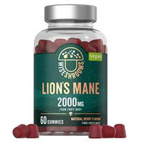Wiseshrooms Wiseshrooms Lions Mane 2000mg - 60 Vegan Gummies