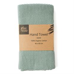 Wild and Stone Organic Cotton Hand Towel - Moss Green