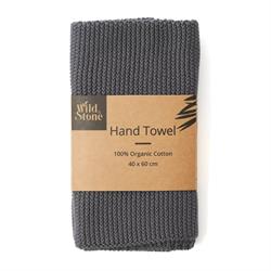 Wild and Stone Organic Cotton Hand Towel - Slate Grey