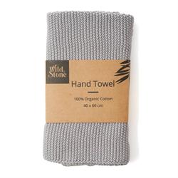 Wild and Stone Organic Cotton Hand Towel - Dove Grey