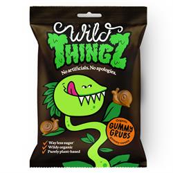 Wild Thingz Wild Thingz Organic & Vegan Sweets Gummy Grubs 130g