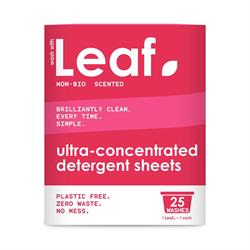 Wash With Leaf Leaf Non Bio Laundry Detergent Sheets 25 Pack