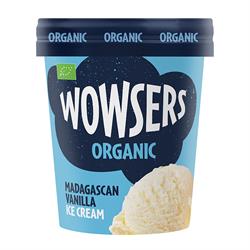 Wowsers Organic Madagascan Vanilla Ice Cream Tub 460ml