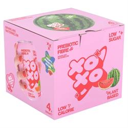 XOXO SODA XOXO Soda Sparkling Watermelon  Prebiotic Soda 4x330ml Can