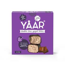 Yaar Bar YAAR Double Chocolate Yogurt Bites with Kefir Cultures x 4 Bars