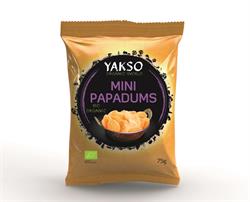 Yakso Organic and Gluten Free Mini Pappadums 75g