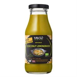 Yakso Yakso Organic Wok Sauce Coconut & Lemongrass 240ml