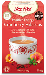 Yogi Tea Positive Energy Cranberry Hibiscus 17 Bags