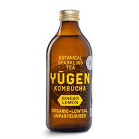 Yugen Yugen Kombucha Organic Ginger Lemon 325ml Bottle