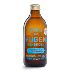 Yugen Yugen Kombucha Organic Passionfruit Elderflower 325ml Bottle