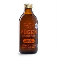 Yugen Yugen Kombucha Organic Mango Turmeric 325ml Bottle