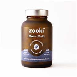 YourZooki Zooki Liposomal Men's Multivitamin 60 Capsules. 30 Day Supply