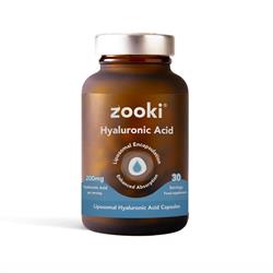 YourZooki Zooki Liposomal Hyaluronic Acid 200mg 30 Capsules. 30 Day Supply