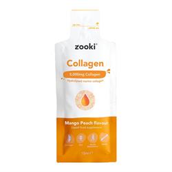 YourZooki Zooki Marine Collagen 5000mg Mango Peach 1x15ml Sachet