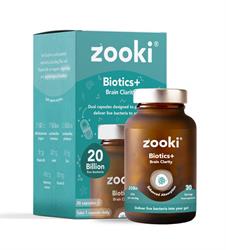 YourZooki Zooki Biotics+ Brain Clarity. 30 capsules