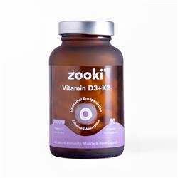 YourZooki Zooki Liposomal Vitamin D3+K2 3000iu. 60 Capsules