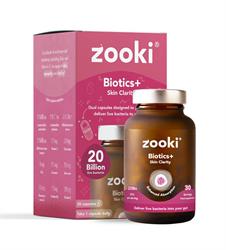 YourZooki Zooki Biotics+ Skin Clarity. 30 capsule