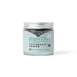 Zerolla Eco Natural Whitening Toothpaste Powder - Charcoal Thyme