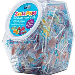 Zolli Pops Sugar Free Mixed Fruit Lollipop Jar 800g