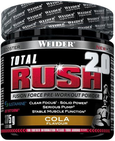 Weider, Total Rush 2.0, Cola – 375 g
