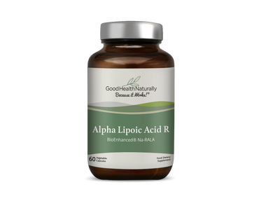 Bonne santé naturellement acide alpha-lipoïque 'r', 60 caps