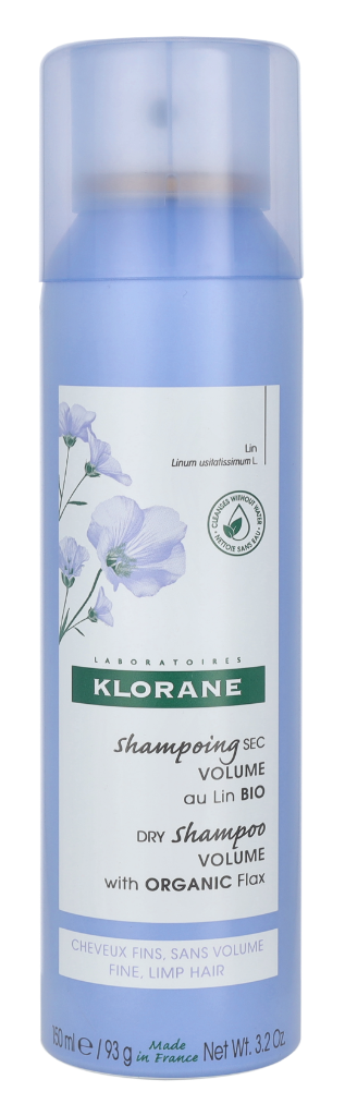 Klorane Linseed Dry Shampoo With Organic Flax 150 ml