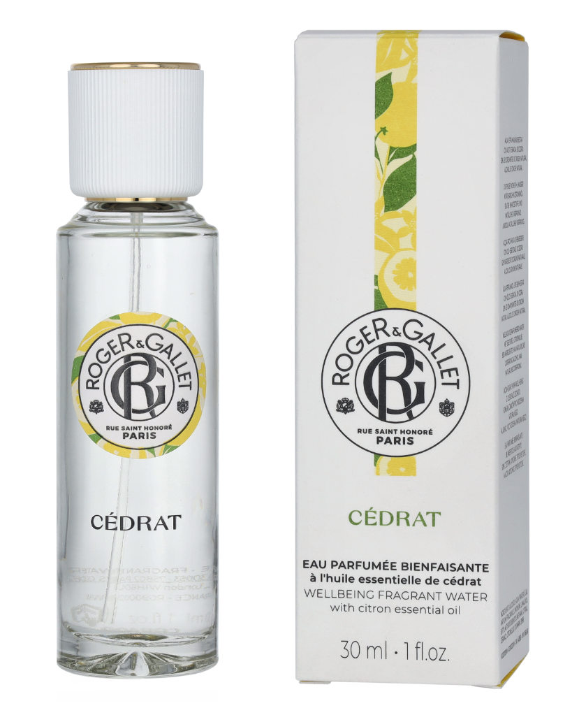 Roger & Gallet Cedrat Wellbeing Fragrant Water 30 ml