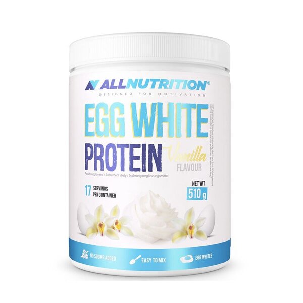 Allnutrition, Egg White Protein, Vanilla - 510g