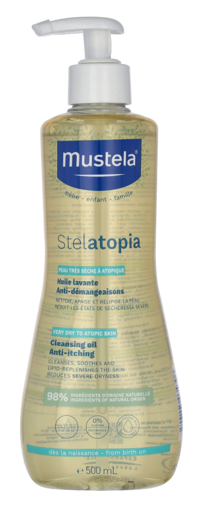 Mustela Bebe Stelatopia Cleansing Oil 500 ml