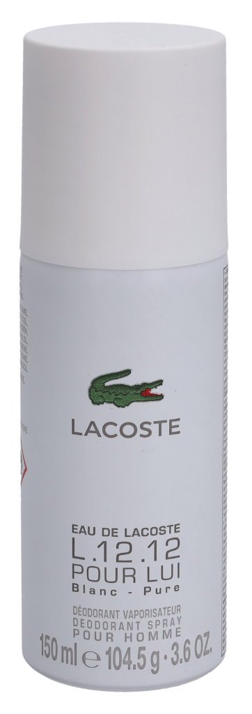 Lacoste E.D.L. L.12.12 Blanc Deo Spray 150 ml