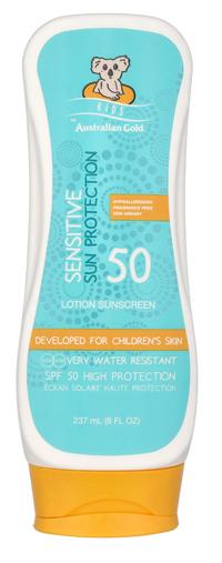 Australian Gold Sensitive Lotion Kids SPF50 237 ml