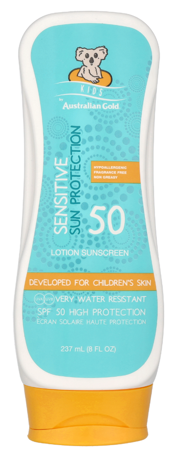 Australian Gold Sensitive Lotion Kids SPF50 237 ml