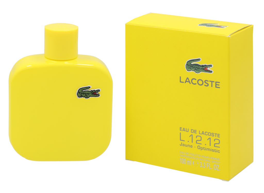 Lacoste E.D.L. L.12.12 Jaune Edt Spray 100 ml