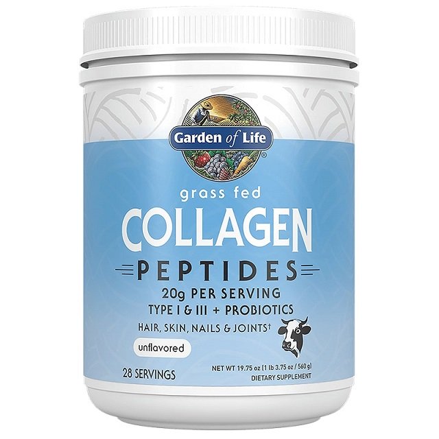 Garden of Life, Grass Fed Collagen Peptides - 560g