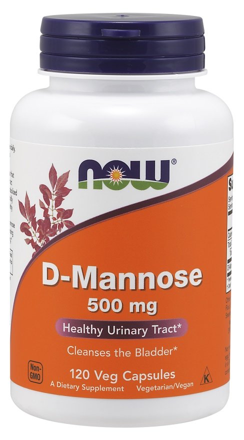 NOW Foods, D-Mannose, 500mg - 240 vcaps