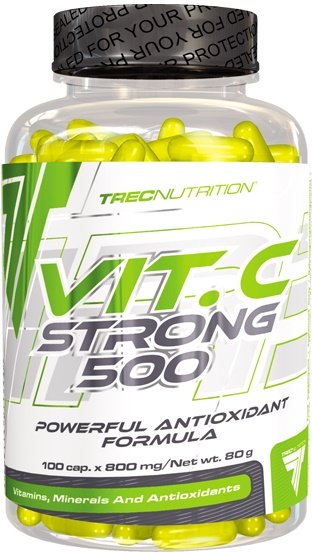 Trec nutrition, vit. c strong 500 - 200 כובעים