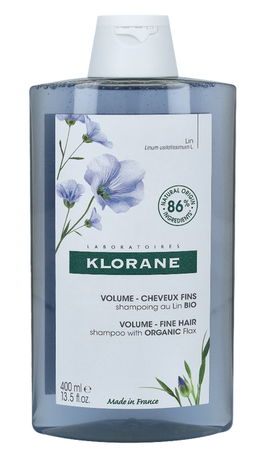 Klorane Volume Shampoo With Organic Flax 400 ml