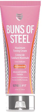 Pro Tan, Buns of Steel - Maximum Toning Cream - 237 ml.