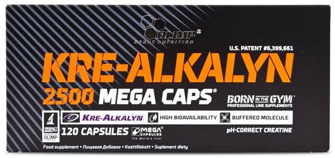 Olimp Nutrition, Kre-Alkalyn 2500 Mega Caps - 120 caps