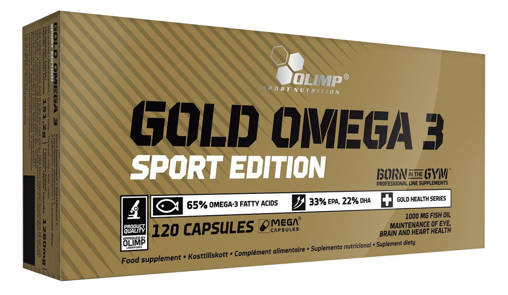 Olimp Nutrition, Gold Omega 3, Sport Edition - 120 caps